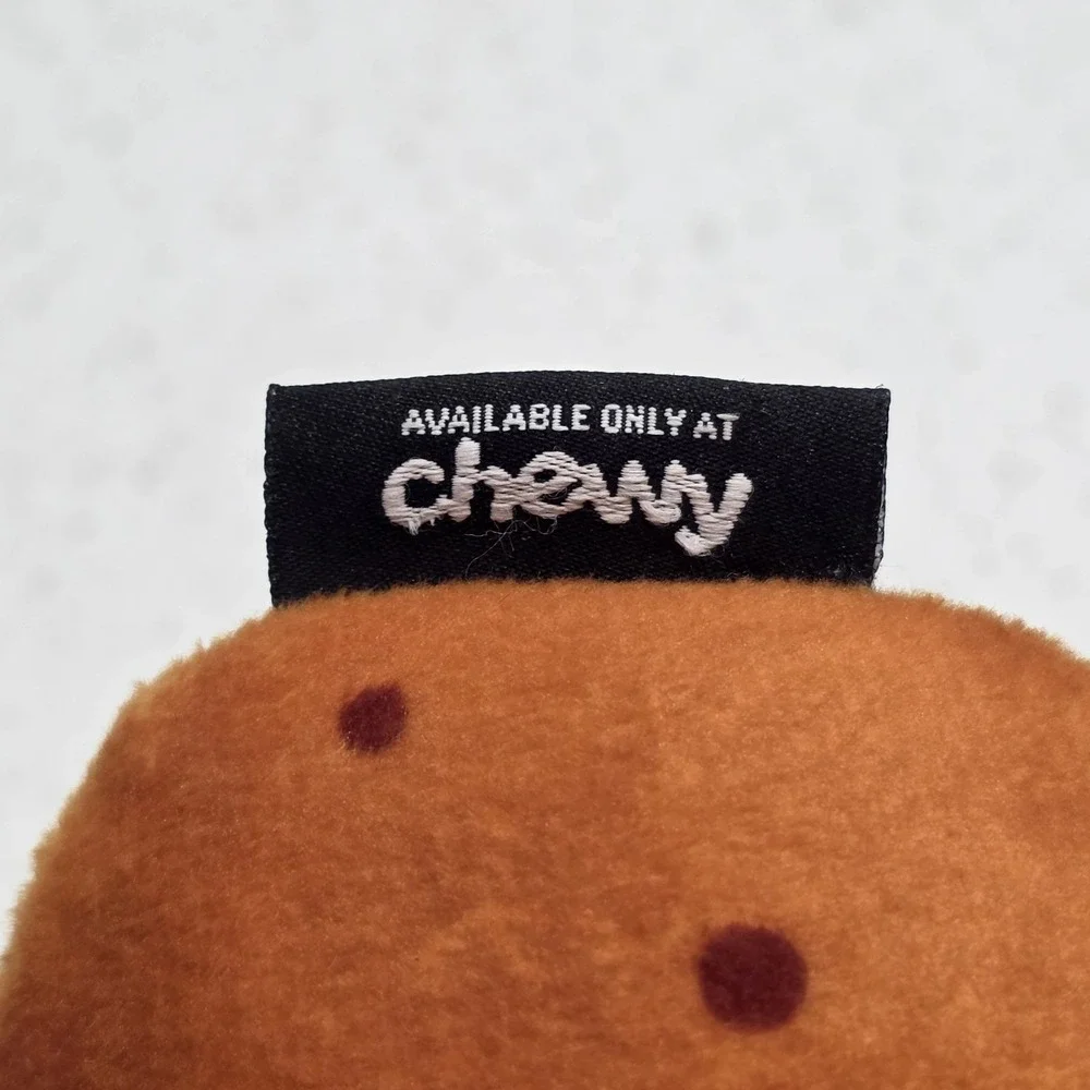 Chewy Pixar Buzz Lightyear Gingerbread Cookie Squeak Plush Toy